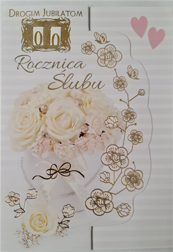 Kartki na rocznicę ślubu z wymiennymi cyframi 11,7 cm *16,50 cm 12805499823