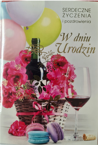 Kartki urodzinowe kartka urodzinowa 12 cm *16,5 cm 12805558373