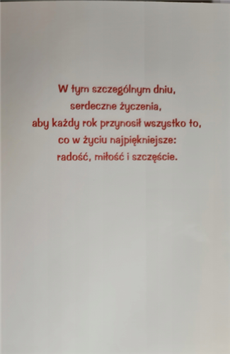Kartki urodzinowe kartka urodzinowa 12 cm *16,5 cm 12806312583