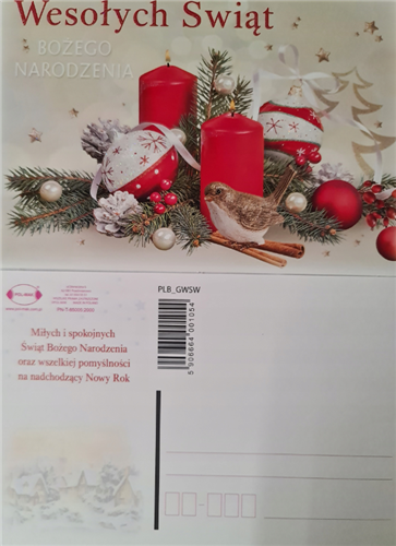 pocztówki Boże Narodzenie 10,5 cm *15 cm 12808360449