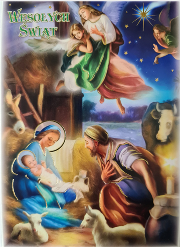 pocztówki Boże Narodzenie 10,5 cm *15 cm 12942606512