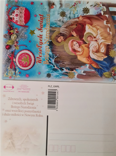 pocztówki Boże Narodzenie 10,5 cm *15 cm 12942629698