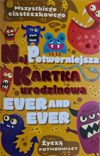 Kartki urodzinowe kartka urodzinowa WESOŁE Zabawna 13 cm *20,4 cm 13189531270