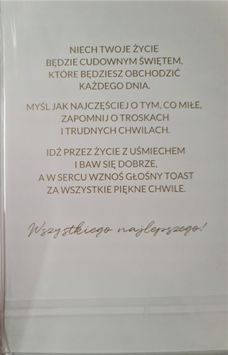 Kartki urodzinowe kartka urodzinowa WESOŁE Zabawna 13 cm *20,4 cm 13189500987