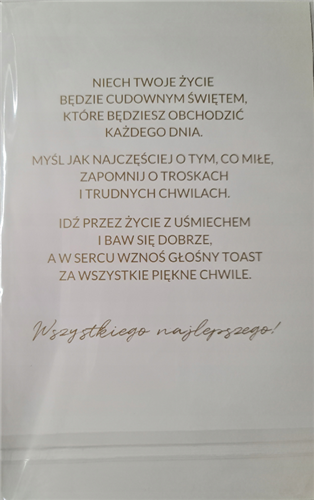 Kartki urodzinowe kartka urodzinowa WESOŁE Zabawna 13 cm *20,4 cm 13189498980