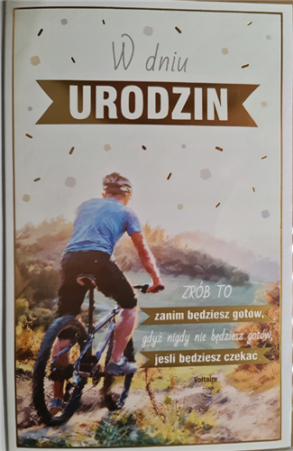 Kartki urodzinowe kartka urodzinowa WESOŁE Zabawna 13 cm *20,4 cm   13189459084