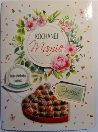 kartki na dzień Mamy, Kartki na Dzień Matki 11,7 cm *16,5 cm 16897829886