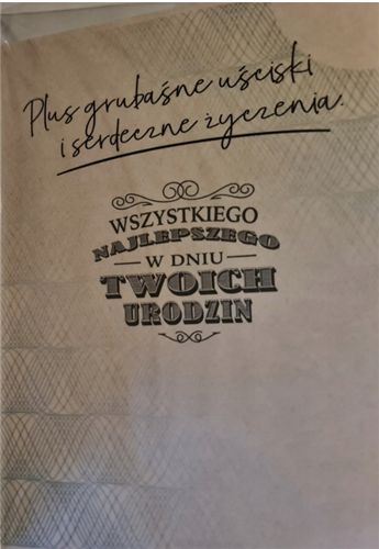 Kartki urodzinowe kartka urodzinowa WESOŁE Zabawna 11,7 cm *16,7 cm 13141973440