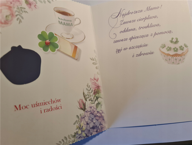 kartki na dzień Mamy, Kartki na Dzień Matki 11,7 cm *16,5 cm 16897829952