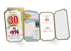 kartka urodzinowa na 30 lat 11,5 cm *21,5 cm 16897829356