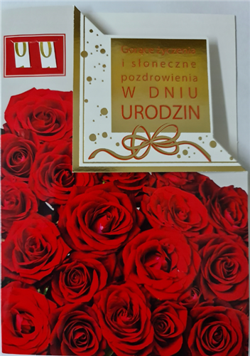 Kartki urodzinowe z wymienną cyfrą 11,5 cm *16,5 cm 16897830858