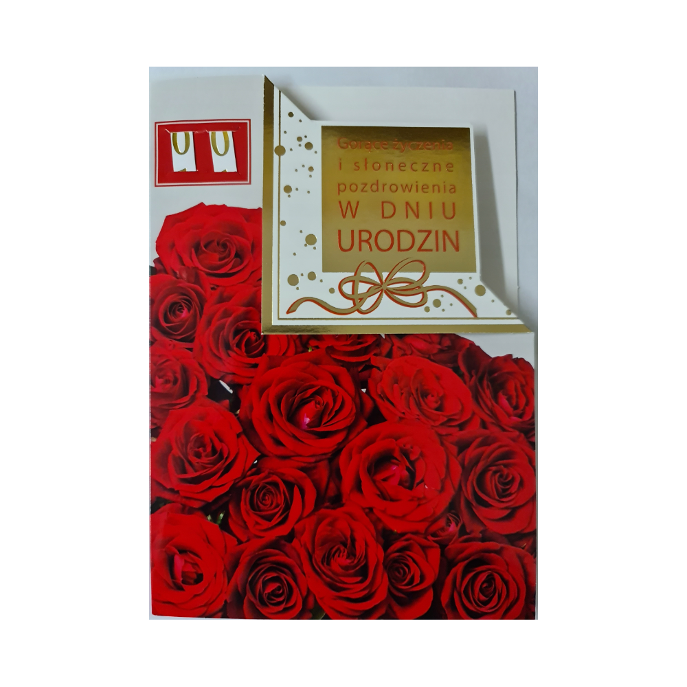 Kartki urodzinowe z wymienną cyfrą 11,5 cm *16,5 cm 16897830858