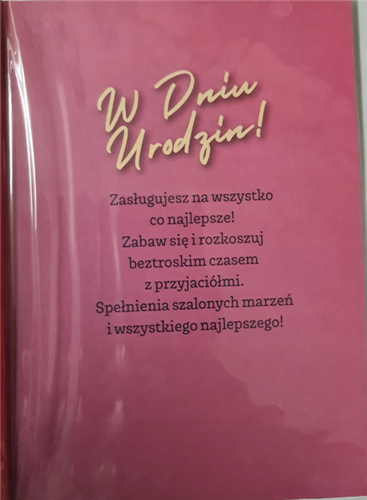 kartka urodzinowa na 40 lat czterdziestkę  11,7 cm *16,7 cm 13189875162