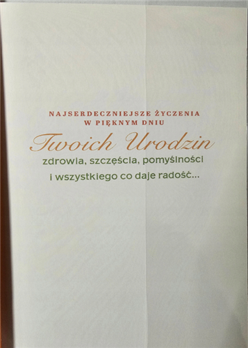 Kartki urodzinowe kartka urodzinowa 12 cm *16,5 cm 13256222472
