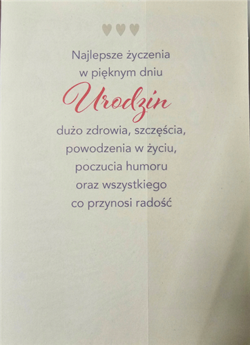 Kartki urodzinowe kartka urodzinowa 12 cm *16,5 cm 13256239575
