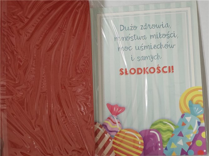 Kartki urodzinowe kartka urodzinowa WESOŁE konfetti  11,7 cm *16,7 cm 13490516857