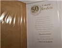 kartka urodzinowa na 50 lat 13cm x 20,5 cm 16897830122