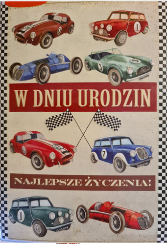 Kartki urodzinowe kartka urodzinowa WESOŁE Zabawna 11,7 cm *16,7 cm 13347170345