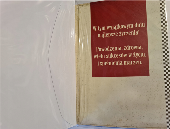 Kartki urodzinowe kartka urodzinowa WESOŁE Zabawna 11,7 cm *16,7 cm 13347170345
