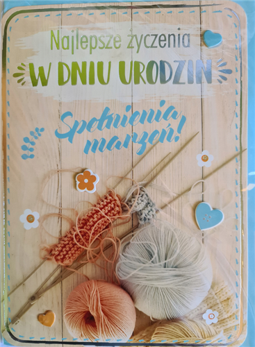 Kartki urodzinowe kartka urodzinowa WESOŁE Zabawna 12,7 cm *17,9 cm  16897829307