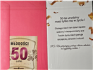 kartka urodzinowa na 50 lat 13cm x 20,5 cm 13342573212