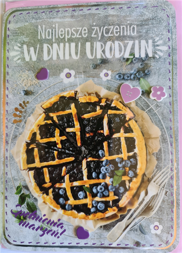 Kartki urodzinowe kartka urodzinowa WESOŁE Zabawna 12,7 cm *17,9 cm  16897829426