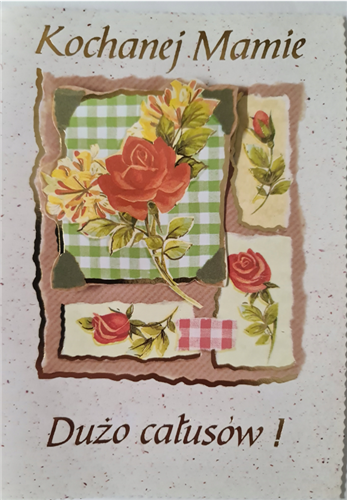 kartki na dzień Mamy, Kartki na Dzień Matki 11,7 cm *16,5 cm 13526562733