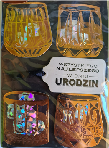 Kartki urodzinowe kartka urodzinowa WESOŁE Zabawna 11,6 cm *16,7 cm 16897829628