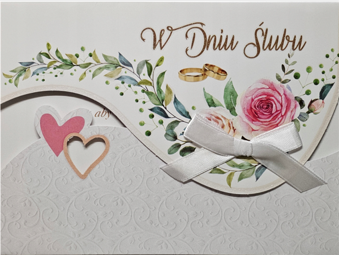 pamiątka na ślub, kartka na ślub, pocztówka ślubna  13,6 cm *18,2 cm 13540459347