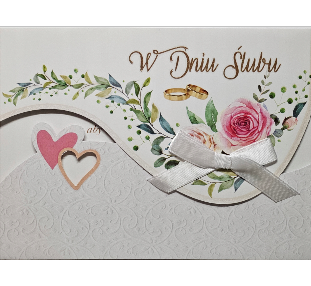 pamiątka na ślub, kartka na ślub, pocztówka ślubna  13,6 cm *18,2 cm 13540459347