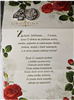kartka urodzinowa na 40 lat czterdziestkę 11,4 cm *19 cm 16092903198