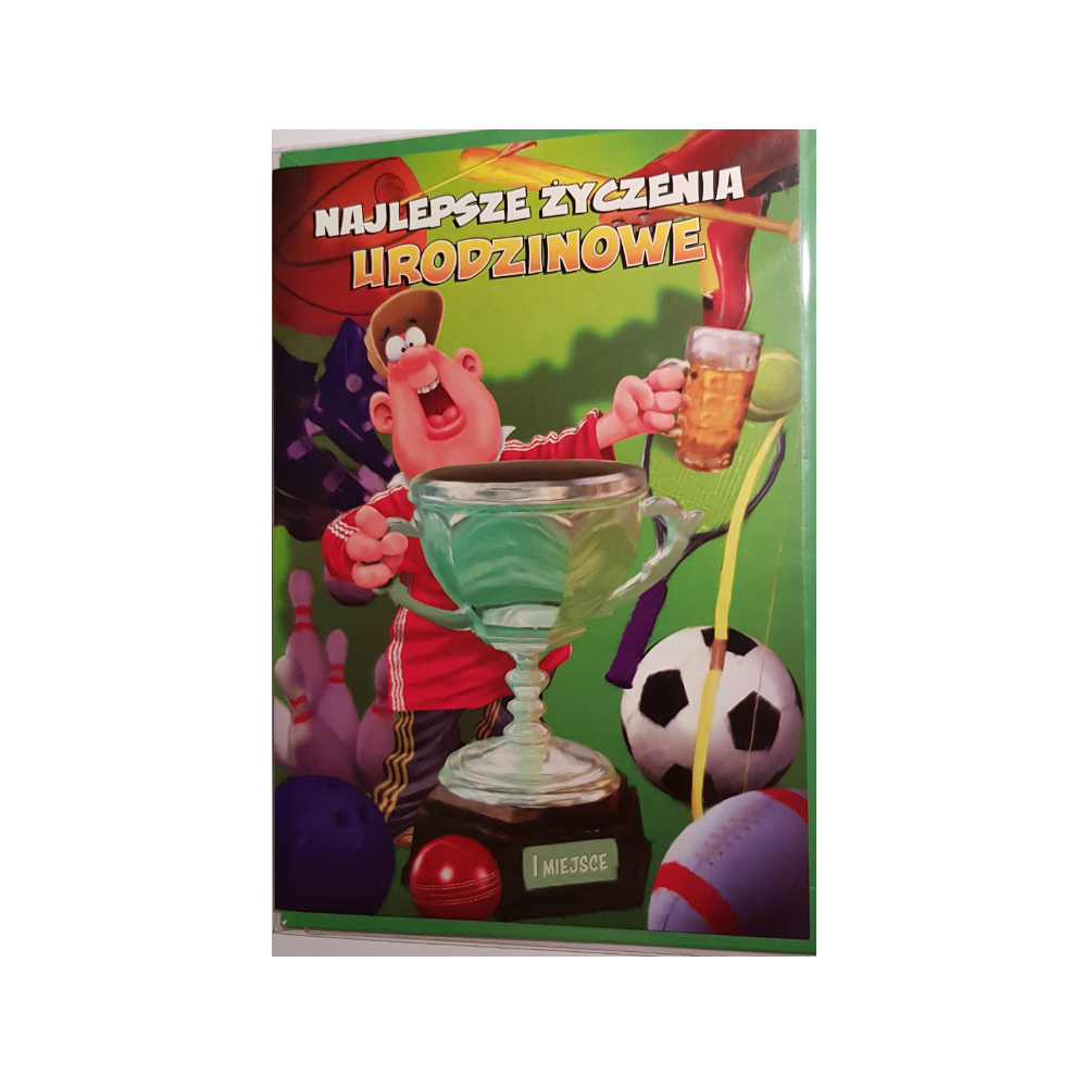 Kartki urodzinowe kartka urodzinowa WESOŁE Zabawna 15,5 cm *22 cm 7364135006