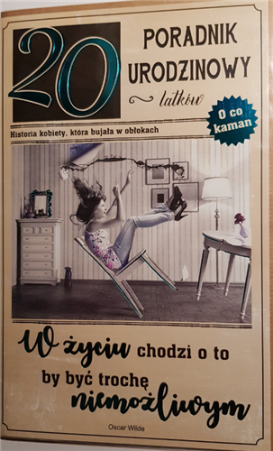 kartka na dwudziestkę kartka na 20 kartki WESOŁE 13 cm *20,5 cm 7622182994