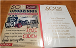 kartka urodzinowa na 50 lat 13cm x 20,5 cm 7622227588