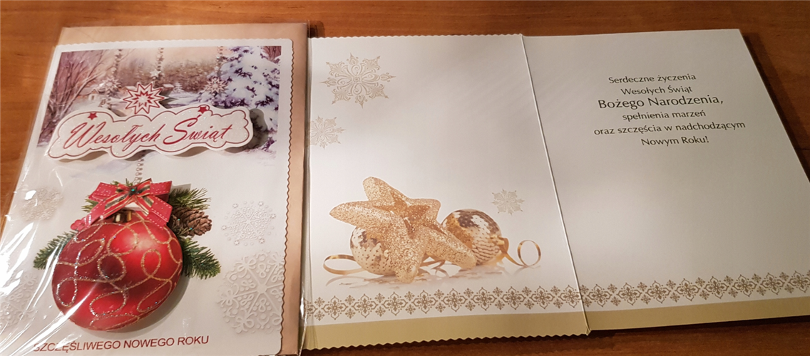 kartki z okazji Bożego Narodzenia Boże Narodzenie 11,5 cm *16,5 cm 8590245284