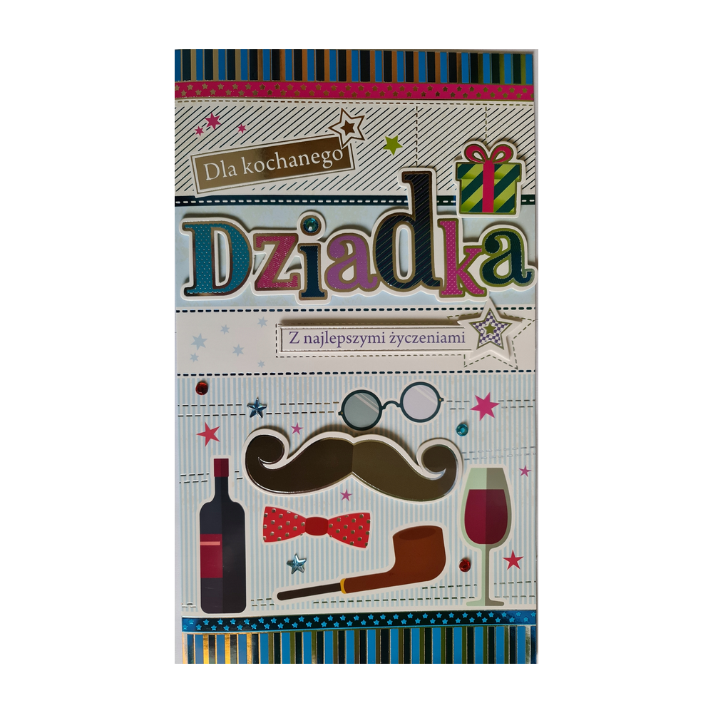 DZIEŃ DZIADKA kartka karnet NA DZIEŃ DZIADKA 17,5 cm *29,7 cm 16897885611