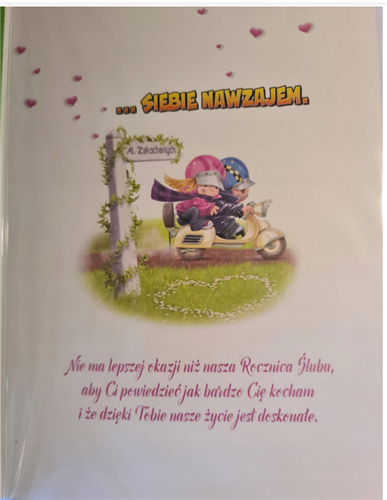 Kartki na rocznicę ślubu kartka rocznicę dla ŻONY  15,5 cm *22,5 cm  9526451174