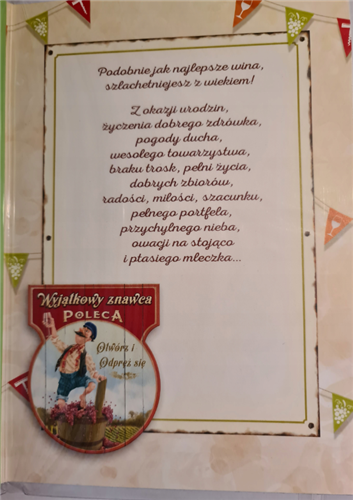 Kartki urodzinowe kartka urodzinowa WESOŁE Zabawna 15,5 cm *22 cm 9526436999