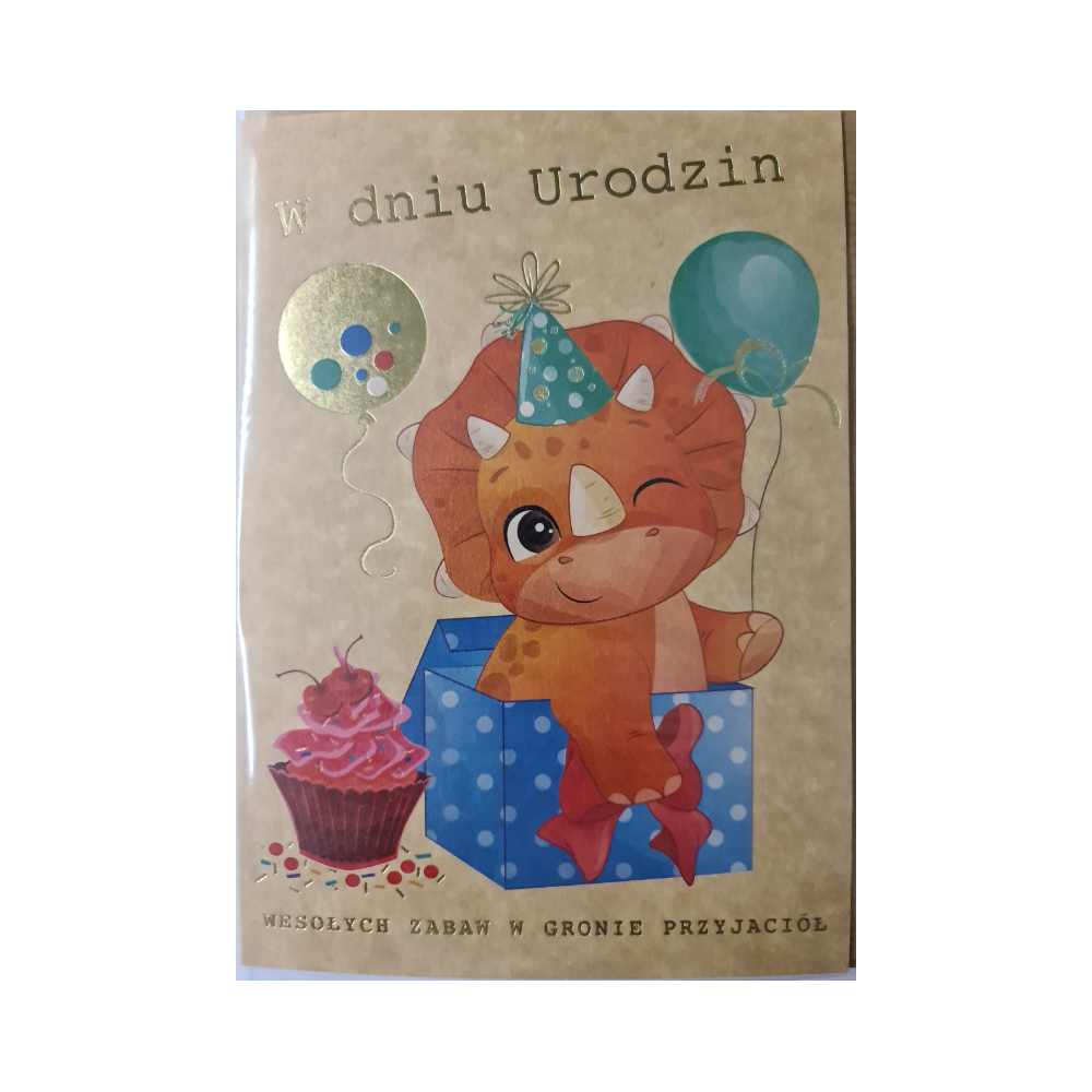 Kartki urodzinowe dla dziecka kartka urodzinowaEKO 12,7 cm *18,1 cm 11746924972