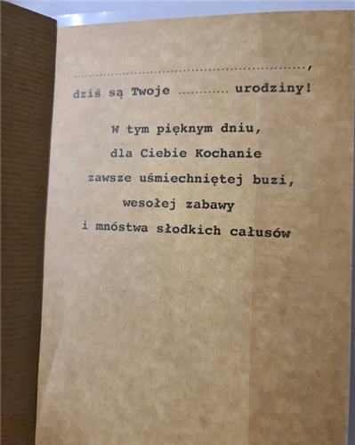 Kartki urodzinowe dla dziecka kartka urodzinowaEKO 12,7 cm *18,1 cm 11746924972