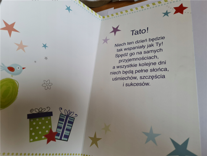 Kartki na Dzień Taty dla Taty Prezent dla Taty 17,5 cm *30 cm 16897829935