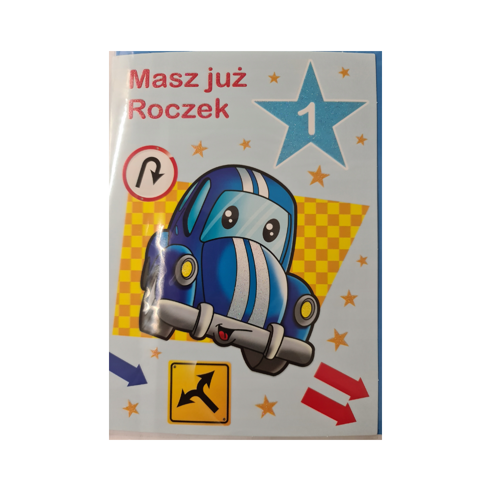Kartki urodzinowe na roczek pierwsze urodziny 12 cm *16,5 cm 11746889638