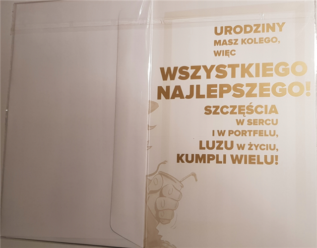 Kartki urodzinowe kartka urodzinowa WESOŁE Zabawna 13 cm *20,4 cm 9046311121