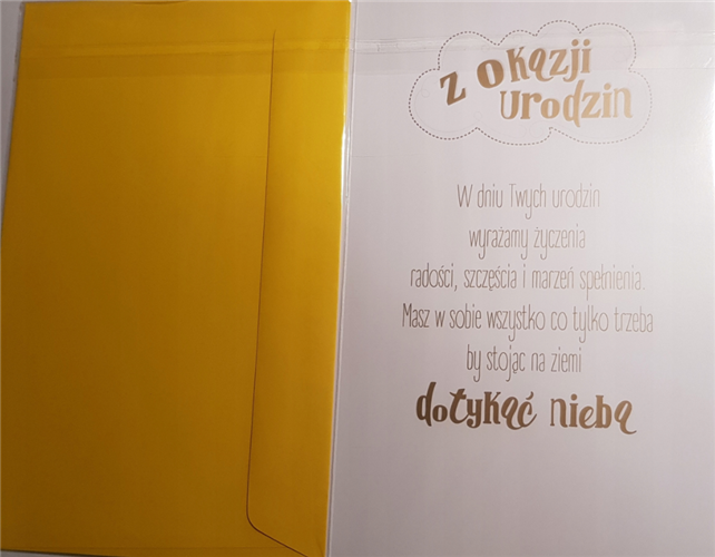 Kartki urodzinowe kartka urodzinowa WESOŁE Zabawna 13 cm *20,4 cm 9046243830