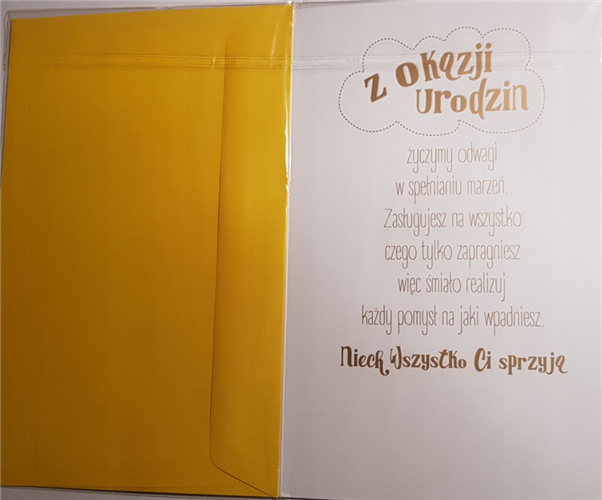 Kartki urodzinowe kartka urodzinowa WESOŁE Zabawna 13 cm *20,4 cm 9046231542