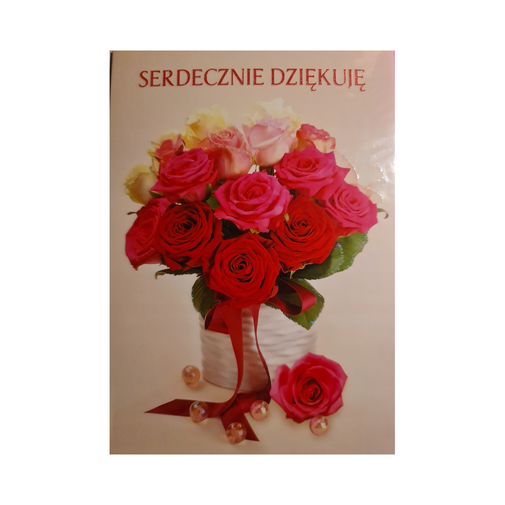 Kartki z okazji podziękowanie, dziękuje 11,7 cm *16,5 cm 8621113078