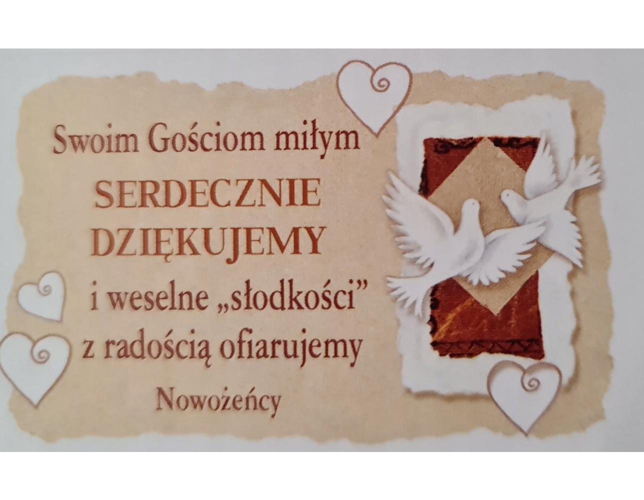 NAKLEJKI NA CIASTO WESELNE 4 szt wym. 8x5cm 12176980315