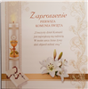 zaproszenia na Komunie Świetą  12 cm *12 cm 9037722090