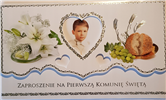 zaproszenia na Komunie Świetą 9,50 cm *16 cm 9017285282
