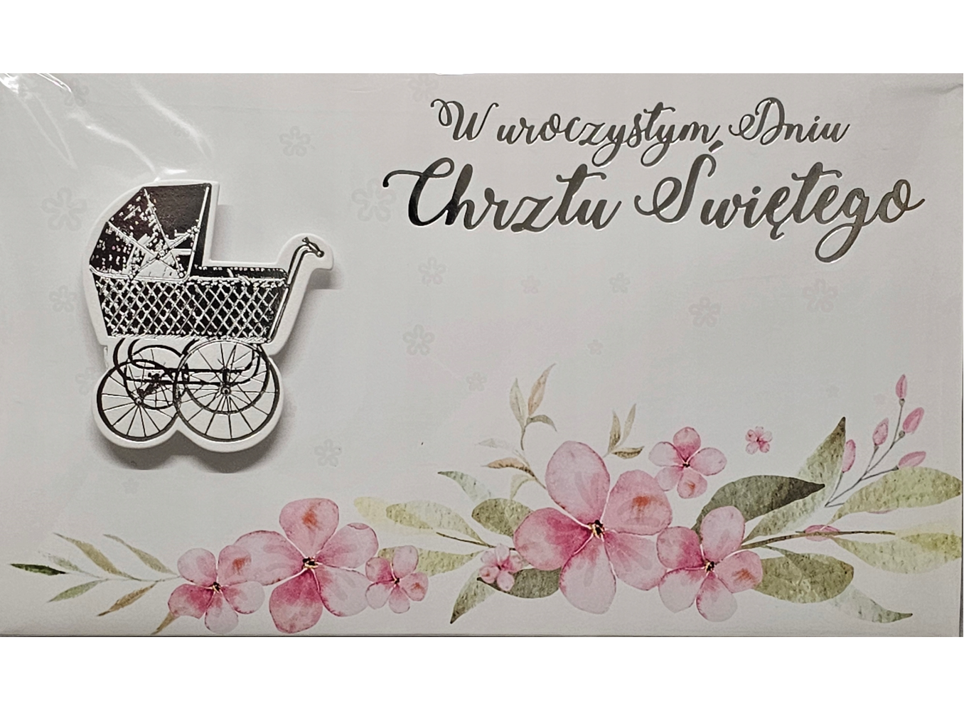 pamiątka na Chrzest Święty, Kartka na Chrzest 11,4 cm *19 cm 17276576467